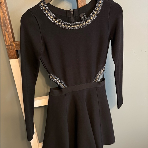 Marciano Dresses & Skirts - Marciano Embellished Cut-Out Dress – Statement Little Black Dress 🖤✨
